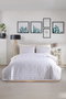 L'essentiel linge de maison Artus Juego de Colcha Doble Gris y Blanco